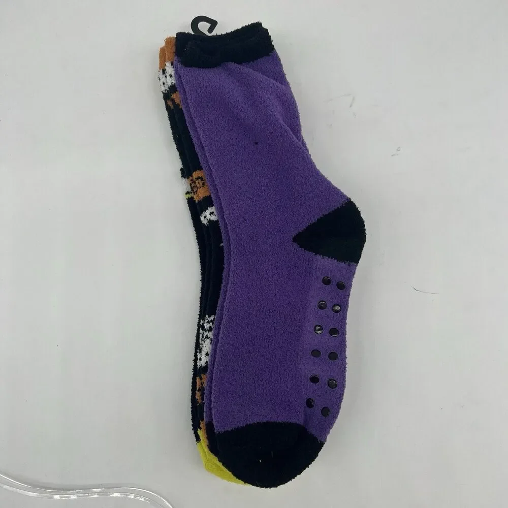 NWT Peanuts Halloween 3 Pack Socks Size 9-11 Snoopy Woodstock